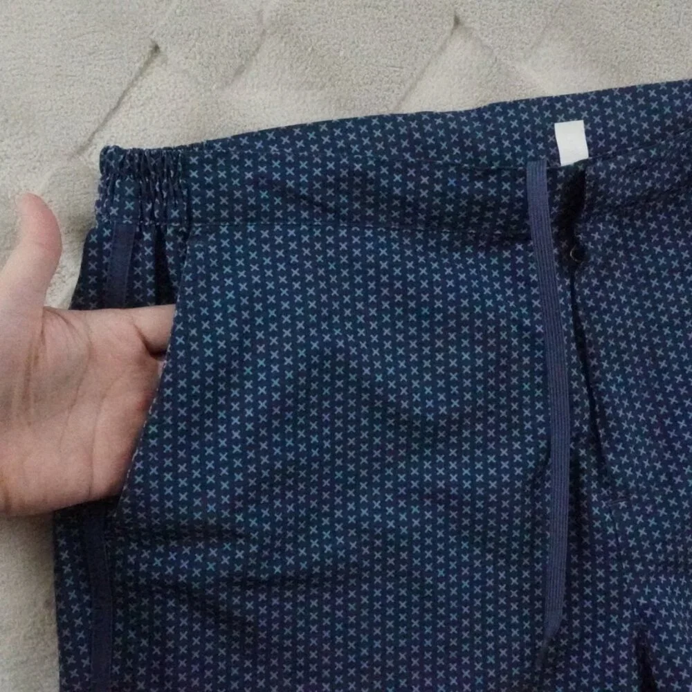 Fair Harbor Navy Blue Micro Dot Men’s Swim Hybrids